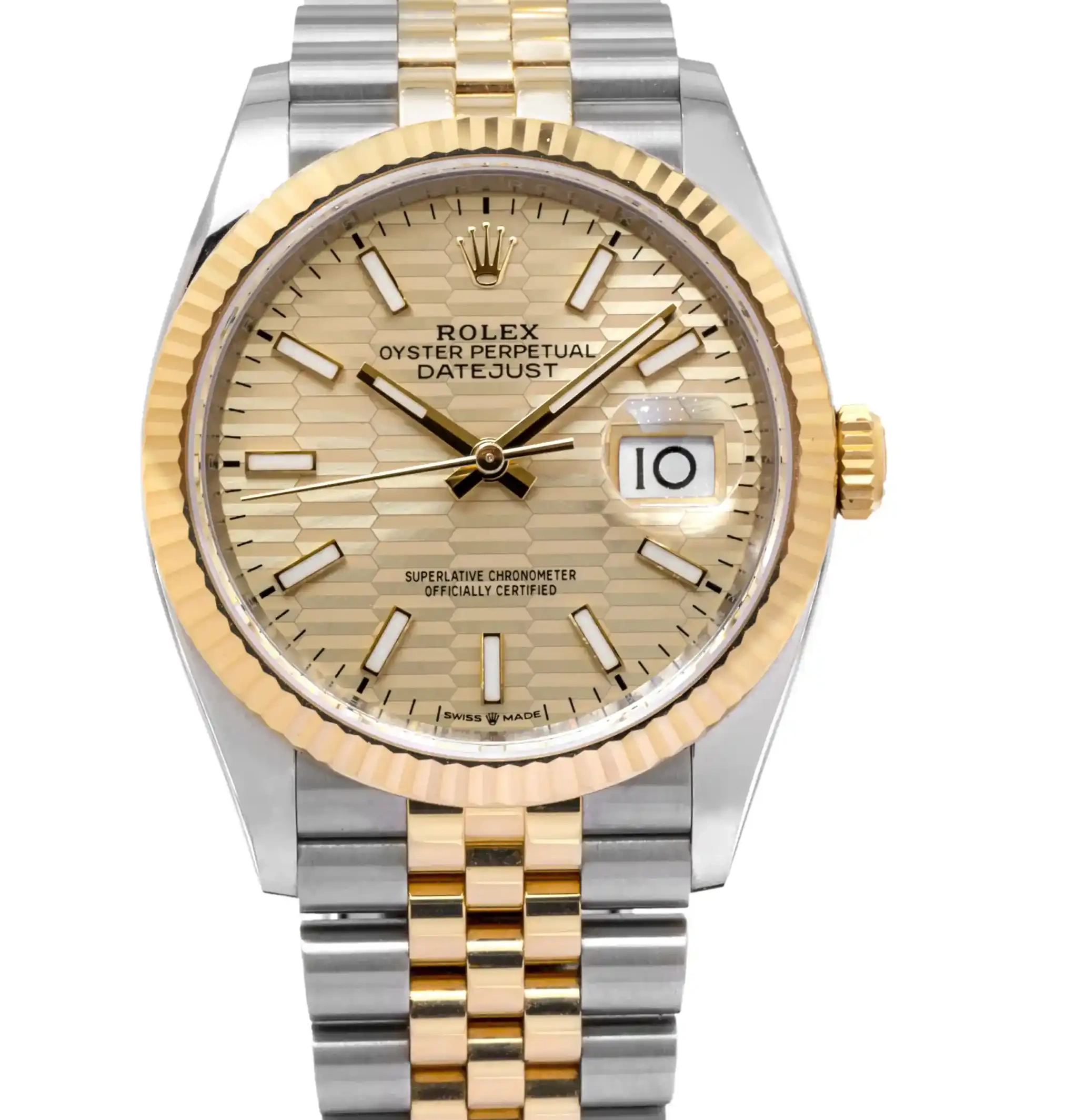 Prestigious Jewelers 126233 Steel & Rolex Gold Datejust Stainless 0520